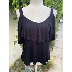 ella moss Anthropologie tank cold shoulder tank